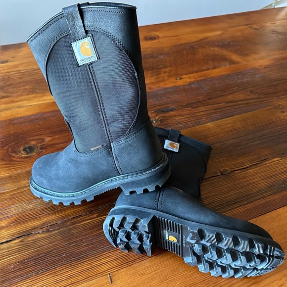 Carhartt Shoes - Women’s Black Carhartt 10” Wellington Work Boots